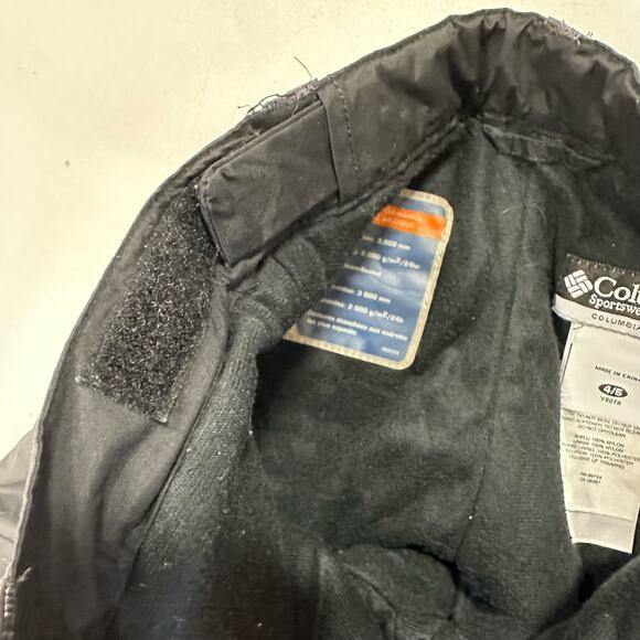 Columbia Kids Gray Snow Pants Size 4/5 Adjustable Waist Waterproof - Picture 4 of 8